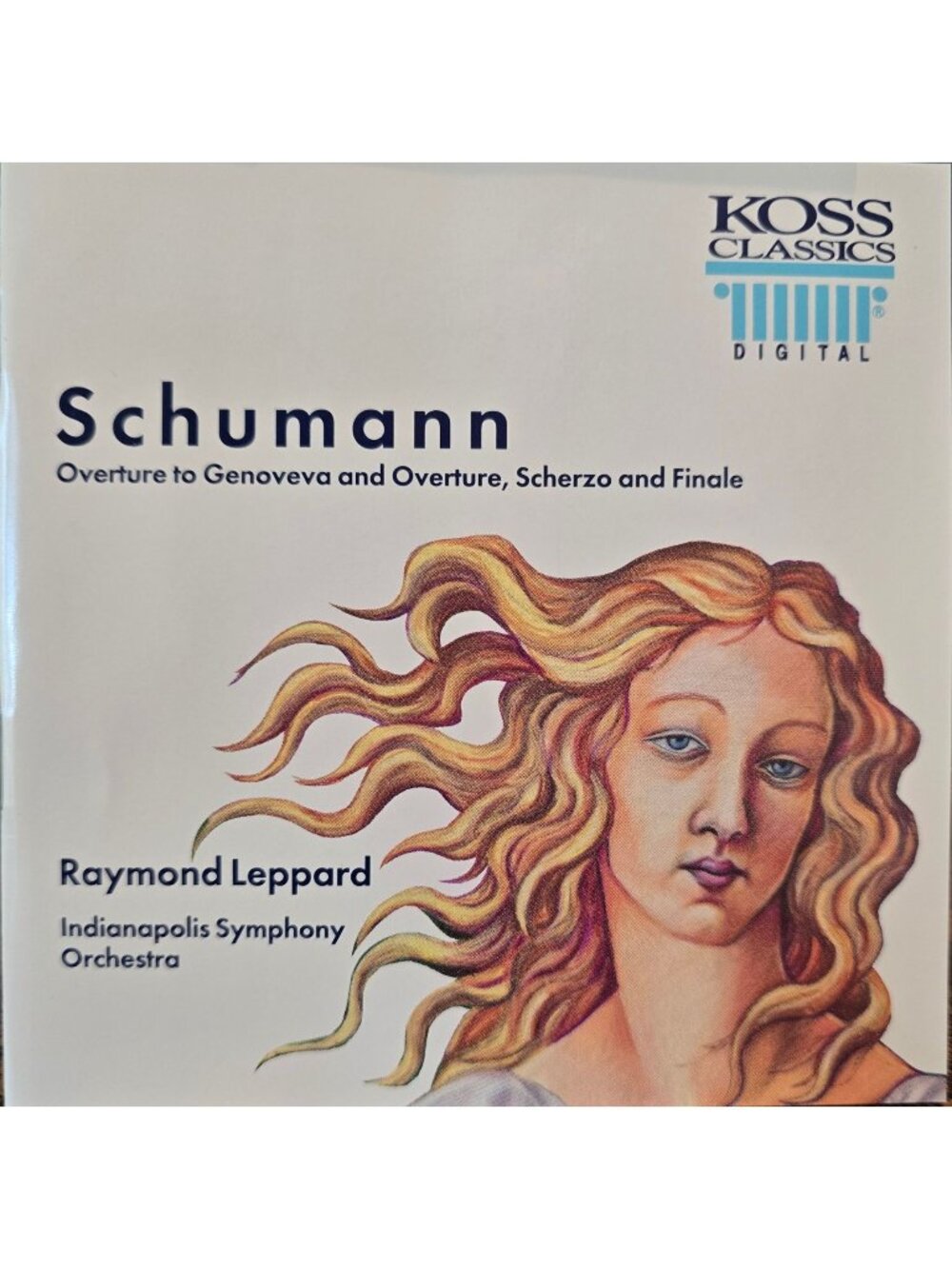 R. Schumann 1810 - 1856 Overtures & Symphony CD Indianapolis Orchestra 38007cd